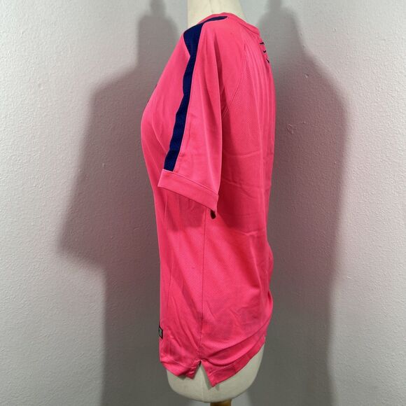 Nike Dri Fit Jersey Shirt Mens S Pink Football Soccer FC Barcelona - Picture 5 of 14